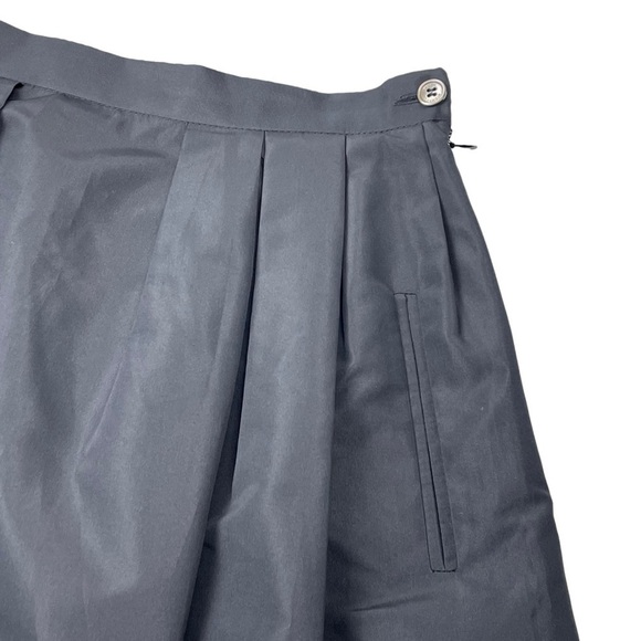 MICHAEL KORS SILK BOX PLEAT A-LINE SKIRT - Picture 7 of 13